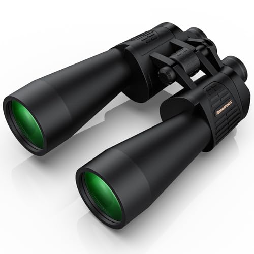 Binoculars for Adults High Powered - 20x70 HD Bird Watching Binoculars with Long Range - Clear Low Light Binoculars with High Magnification for Travel Hiking Sports Hunting Cruise Stargazing Wildlife