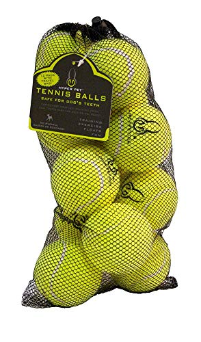 Hyper Pet Tennis Balls for Dogs - 12 Pack 2.5" for Exercise and Fetch, Interactive Toys, Great for Small Breeds