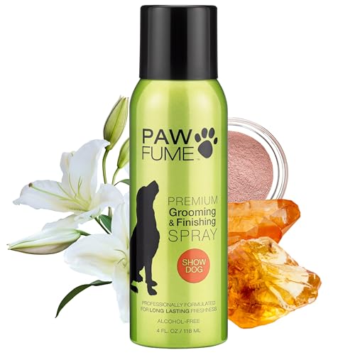 PAWFUME Premium Grooming Spray Dog Spray Deodorizer Perfume For Dogs - Dog Cologne Spray Long Lasting Dog Sprays - Dog Perfume Spray Long Lasting After Bath- Dog deodorizing Spray (Show Dog)