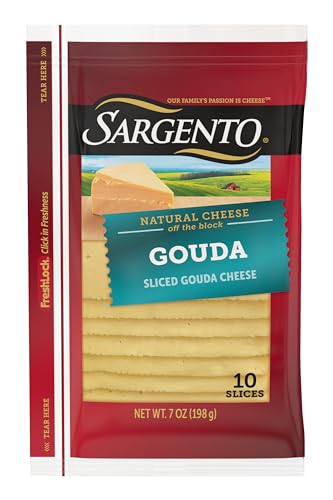 Sargento Sliced Gouda Natural Cheese, 10 slices