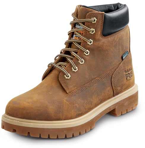 Timberland PRO 6IN Direct Attach, Men's, Earth Bandit, Soft Toe, EH, WP/Insulated, MaxTRAX Slip-Resistant Work Boot (12.0 M)