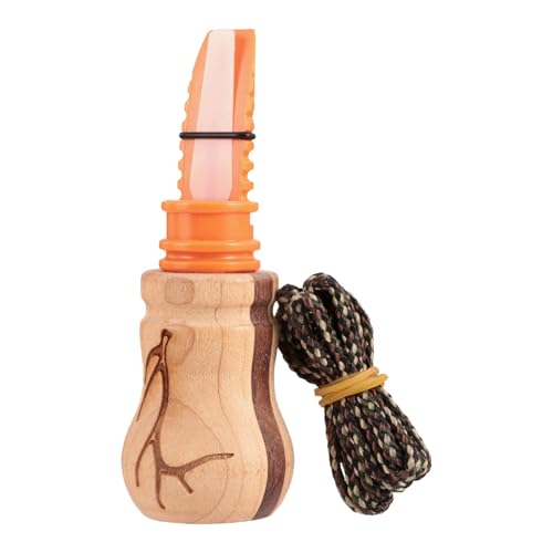 Hunters Specialties Boss Cow Call - Open-Reed Elk Call for High-Pitched Loud Mature Cow Moos and Bleats (Lanyard Included)