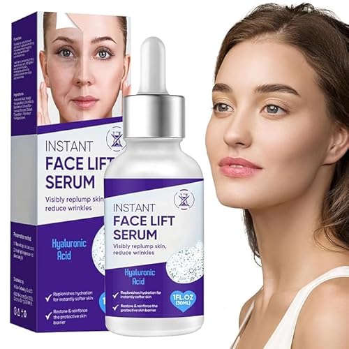 Instant Face Lift Serum, Temporary Skin Lifting & Tightening Serum, Wrinkles & Visibly Hide Loose Sagging Skin, Effective Smooth Fine Lines