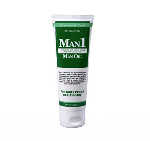 Man1 Man Oil Penile Health Cream - Advanced Care. Treat dry, red, cracked or peeling penis skin. Improves sensation over time.