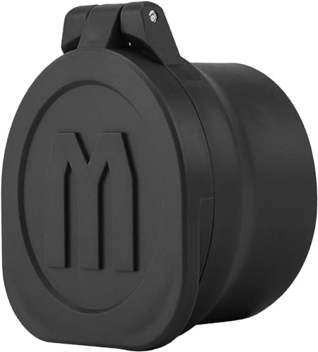 Monstrum Rubberized Flip-Up Rifle Scope Lens Covers (Objective Bell | 37-42 mm/1.5-1.7 inch Diameter)