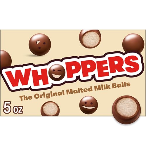 Whoppers Malted Milk Balls Milk Chocolate Pieces, 5 oz., 12/Box (HEC02440)